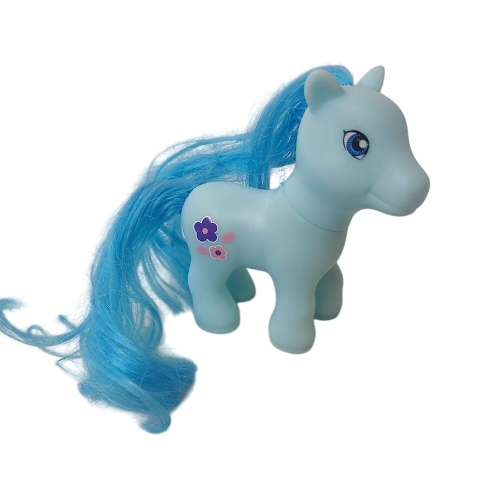 Polyfect Toys Blue Pony Pink Purple Flowers MLP Fakie